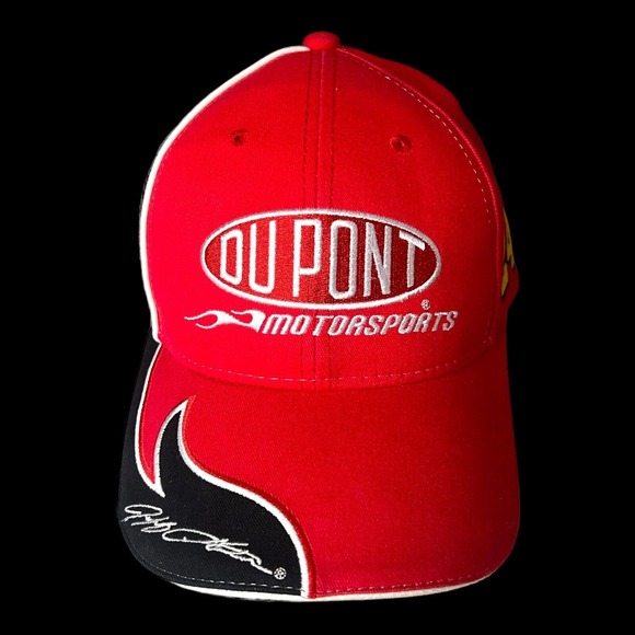 DuPont Motorsport a Winners Circle Jeff Gordon #24 Cap Adjustable Dad Hat Flames - Picture 3 of 8